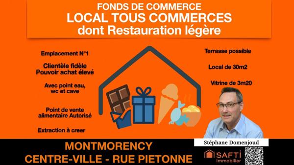 EMPLACEMENT N°1 – OPPORTUNITÉ EN CŒUR DE VILLE ! - RESTAURATION LEGERE POSSIBLE