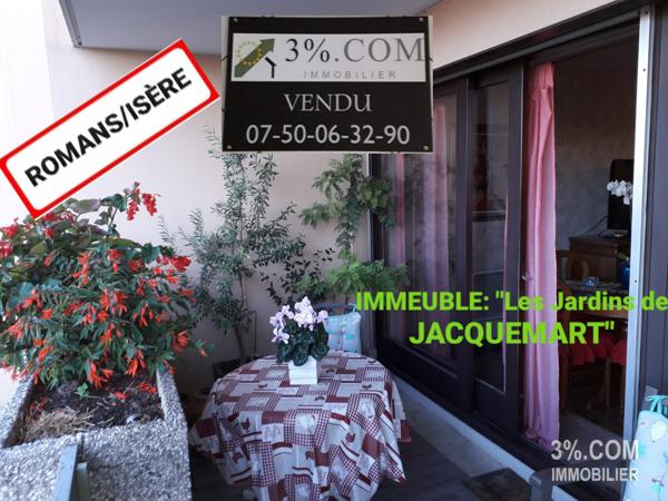 T3 de 75m2 au 3éme avec ASCENCEUR + Garage Romans-sur-Isère (26100)