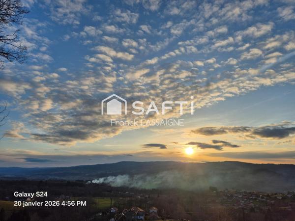 Terrain constructible avec vue exceptionnelle