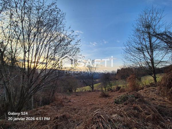 Terrain constructible avec vue exceptionnelle