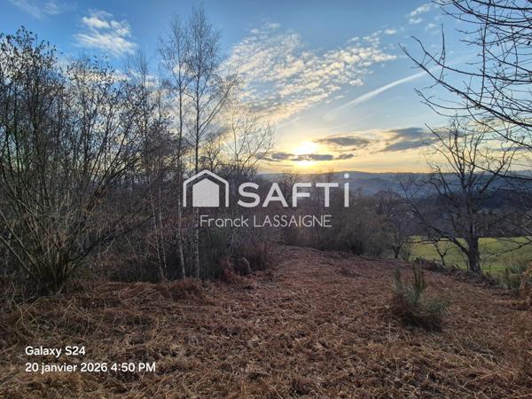 Terrain constructible avec vue exceptionnelle