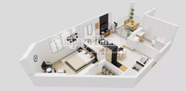Appartement neuf 42 m² avec balcon