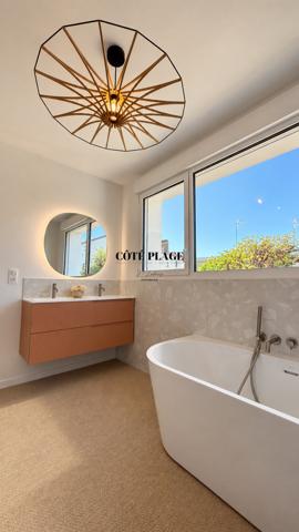 Villa année 50 rénovée à 100 m de la plage – Piscine chauffée – Esprit années 50 AU PRIX DE 1 050 000 € FAI