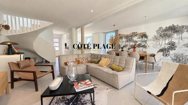 Villa année 50 rénovée à 100 m de la plage – Piscine chauffée – Esprit années 50 AU PRIX DE 1 050 000 € FAI
