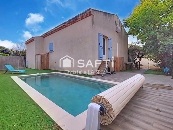 Lumineuse maison familiale avec piscine et garage