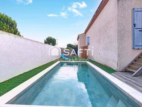 Lumineuse maison familiale avec piscine et garage