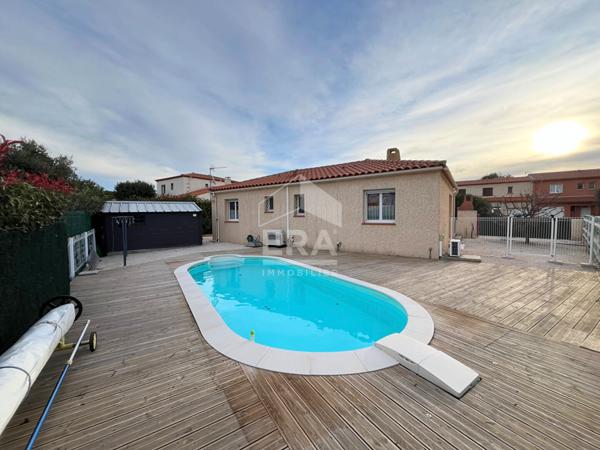 Maison 4 faces de plain pied à vendre à Saint-Laurent-de-la-Salanque