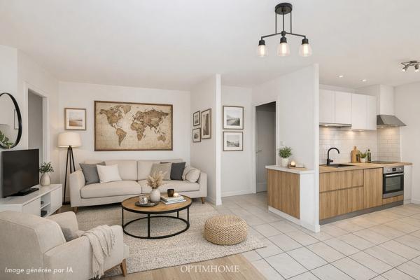 COEUR DE VILLE -Rue Paul Bert – Grand studio lumineux de 32 m²