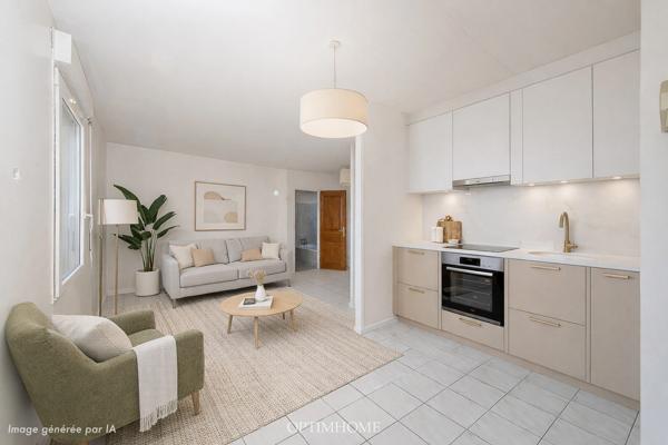 COEUR DE VILLE -Rue Paul Bert – Grand studio lumineux de 32 m²