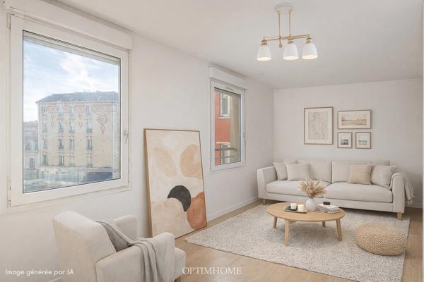 COEUR DE VILLE -Rue Paul Bert – Grand studio lumineux de 32 m²
