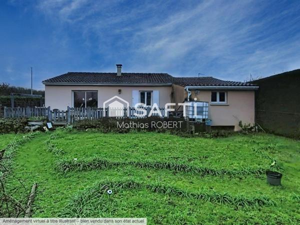 Plain-pied au calme avec vue sur champs