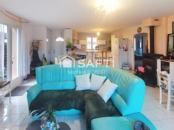 Plain-pied au calme avec vue sur champs