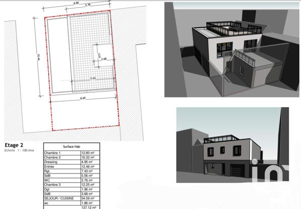Maison à vendre 5 pièces 137 m² Le Havre