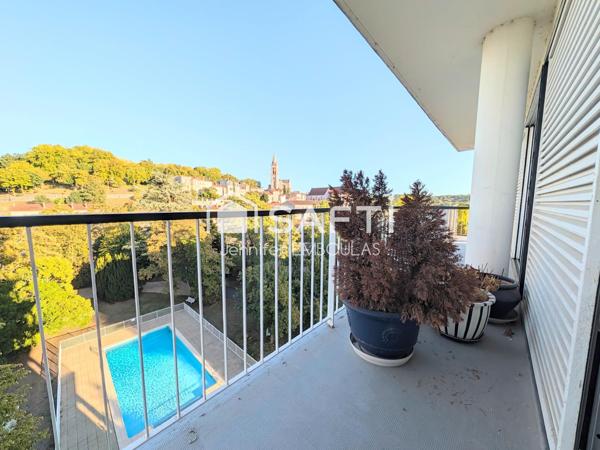 Appartement T3 - terrasses filantes - Piscine - Cave - Stationnement