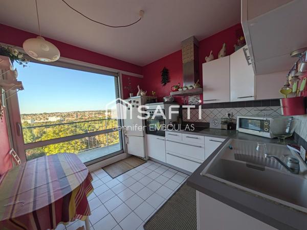 Appartement T3 - terrasses filantes - Piscine - Cave - Stationnement