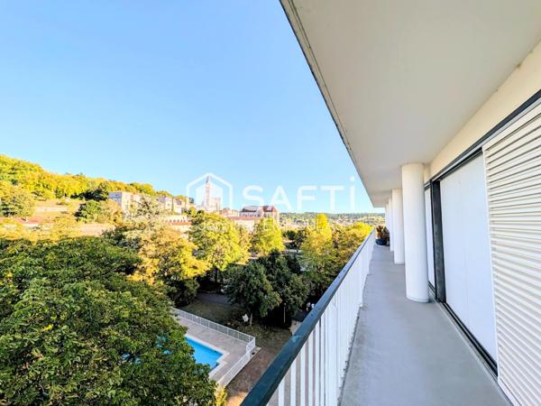 Appartement T3 - terrasses filantes - Piscine - Cave - Stationnement
