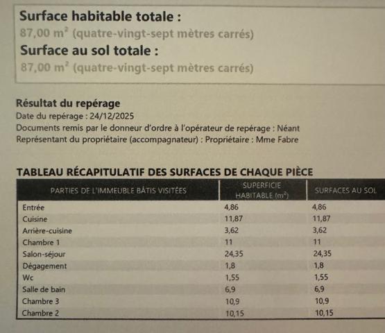 Saint-Affrique (12400) Villa T4 récente 2016 de plain pied