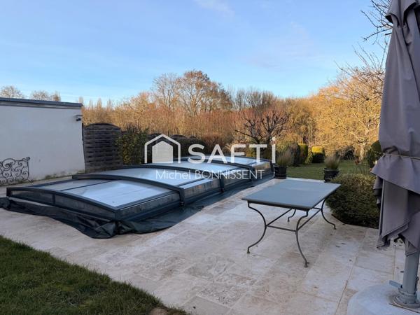 Belle maison coup de cœur avec un parc exceptionnel