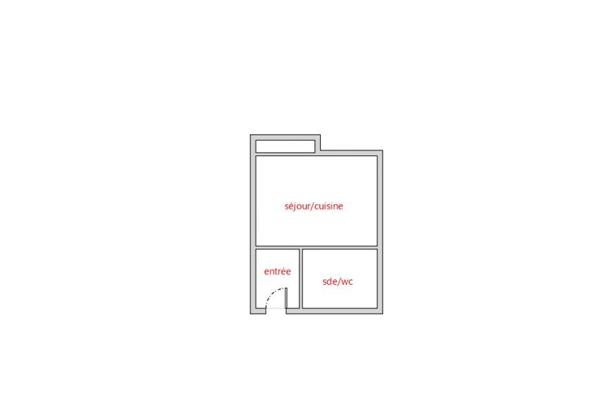 Marseille 8ème, Studette 15,6 m² - Résidence de standing "LES JARDINS DE THALASSA"