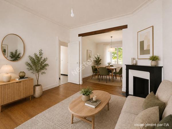 Au coeur du quartier de la Perverie, maison de 118m² au sol avec Jardin