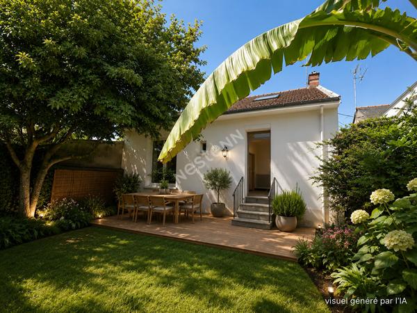 Au coeur du quartier de la Perverie, maison de 118m² au sol avec Jardin