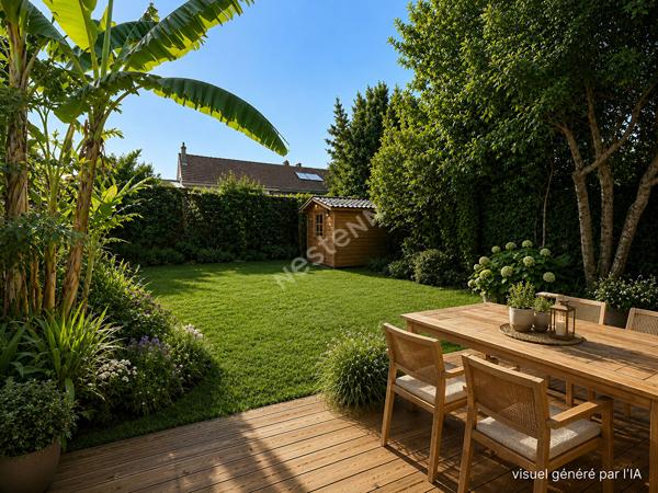 Au coeur du quartier de la Perverie, maison de 118m² au sol avec Jardin