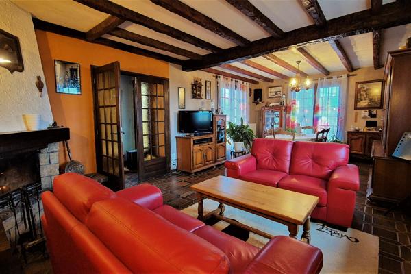 À Lapalisse, Maison des années 80 avec un grand sous-sol, grande dépendance et jardin arboré.