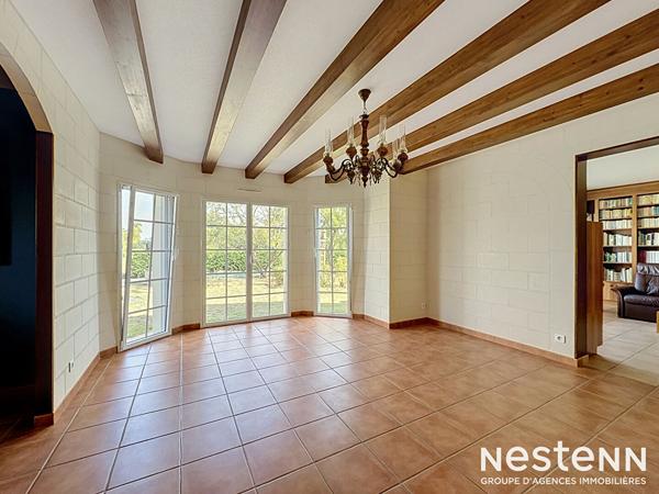 Maison vie de plain pied, 4 chambres, 3 garages - Andard