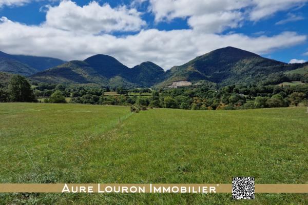 Hèches (65250) TERRAIN CONSTRUCTIBLE AVEC VUE MONTAGNE A HÈCHES (SECTEUR LÉCHAN-HÈCHETTES)