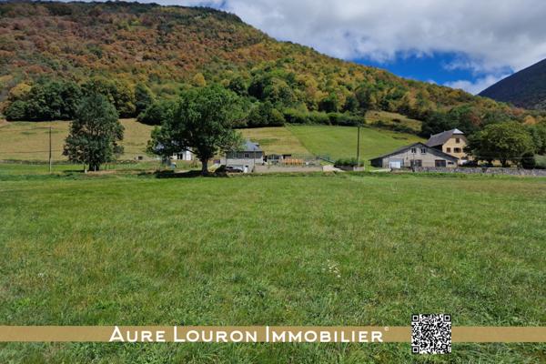 Hèches (65250) TERRAIN CONSTRUCTIBLE AVEC VUE MONTAGNE A HÈCHES (SECTEUR LÉCHAN-HÈCHETTES)