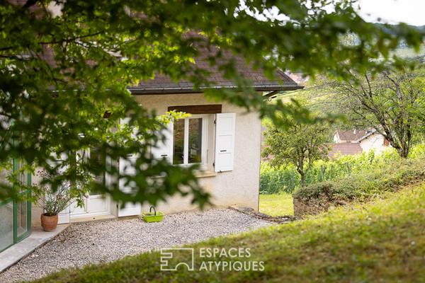 Maison avec sa piscine et sa vue imprenable