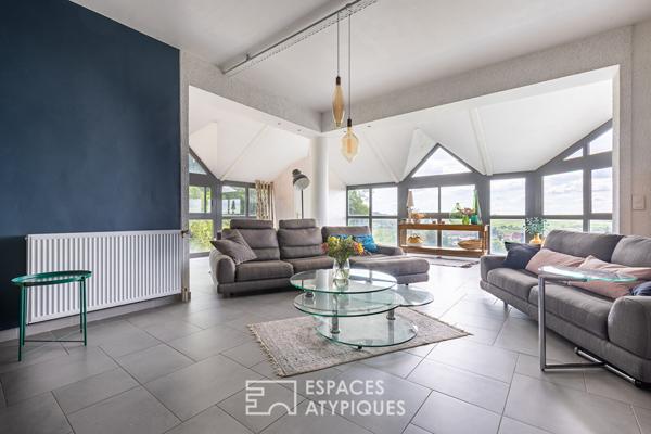 Maison avec sa piscine et sa vue imprenable