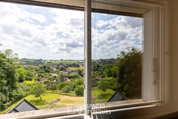 Maison avec sa piscine et sa vue imprenable