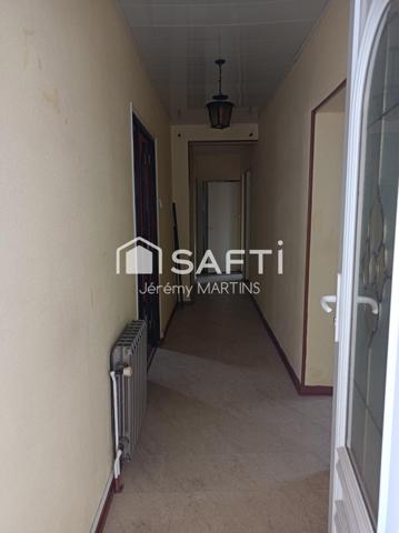 Bel appartement T3 de 103m² avec caves et jardin