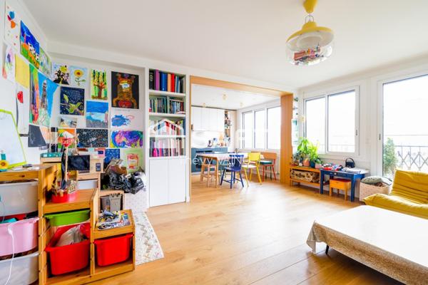 Appartement familial rénové avec vue dégagée