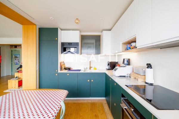 Appartement familial rénové avec vue dégagée