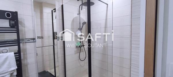 Maison de 88m2 de plain pied, trois chambres, quartier la Brossardière.