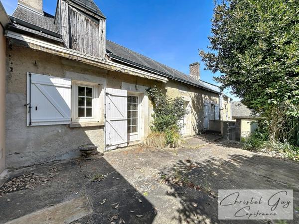 Maison à vendre 3 pièces avec jardin, proche centre ville, MONTVAL-SUR-LOIR (72)