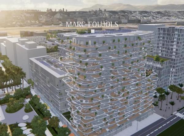 06 Nice – Programme neuf 3 pièces, terrasse de 42,73 et parking