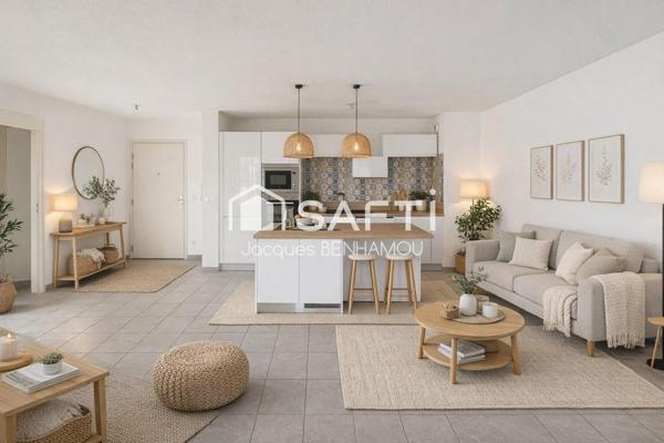 T3 + 2 places de parking + terrasse