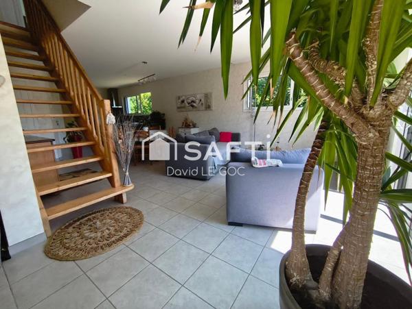 Saint evarzec, maison individelle, vie de plain pied construction par artisants 2011 bourg 1 km, chauffage au sol