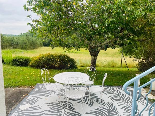 Jolie maison rénovée de 2/3 chambres avec studio indépendant sur un beau terrain arboré de 3600m2 sans vis à vis
