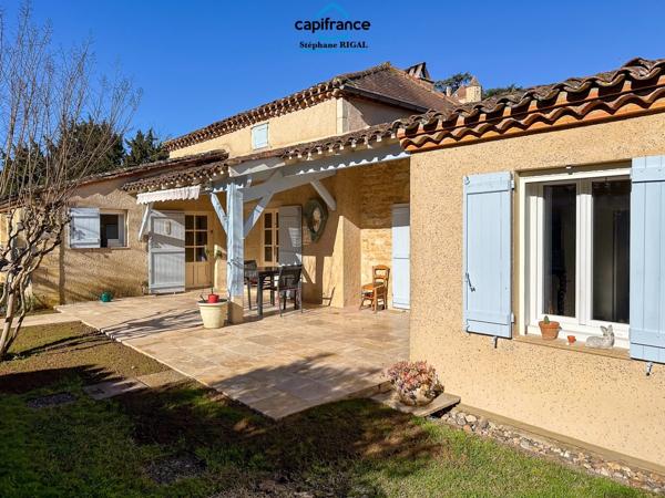 Maison à vendre 7 pièces PUY L'EVEQUE (46) Maison  + maison d'amis + grange sur terrain de 953m2