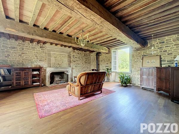 A Vendre - Mortain Bocage - Maison 5 pièce(s) 180.48 m² - MAISON DE MAÎTRE MORTAIN BOCAGE
