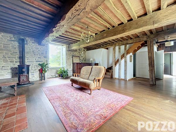 A Vendre - Mortain Bocage - Maison 5 pièce(s) 180.48 m² - MAISON DE MAÎTRE MORTAIN BOCAGE