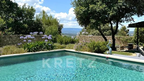 -VILLARS- Propriété contemporaine d’exception avec vue dans le Luberon