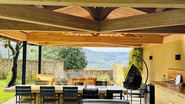 -VILLARS- Propriété contemporaine d’exception avec vue dans le Luberon