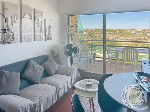Appartement F3 à vendre  3 pièces - 34,21 m 2   LE BARCARES  - 66