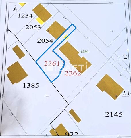 Terrain à vendre à VILLEFRANCHE-DE-LAURAGAIS de 391m²