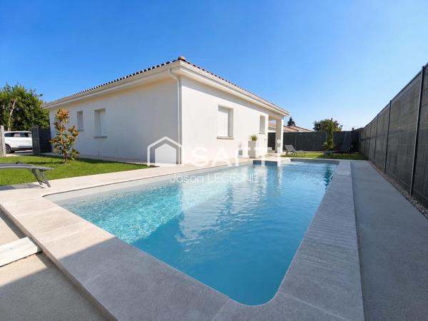 Villa T5 récente avec piscine neuve.
